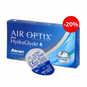 Air Optix plus HydraGlyde (3 + 3 шт.) - 20% фото/фотографія