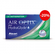 Air Optix plus HydraGlyde for Astigmatism (3 + 3 шт.)  фото/фотографія
