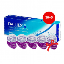 Dailies AquaComfort Plus (30 + 5 шт. Alcon Precision 1)   фото/фотография
