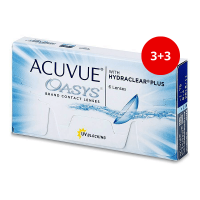 Acuvue Oasys with Hydraclear Plus 8,4 (-) (3+3 = 6 шт) різних діоптрій  фото/фотографія