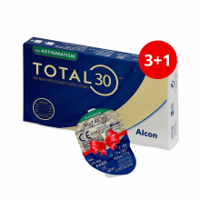 Alcon Total 30 for ASTIGMATISM (3+1 шт.)  фото/фотография