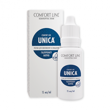 Капли для глаз UNICA Comfort Line 15 ml  фото/фотография