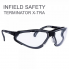 Балістичні окуляри INFIELD SAFETY TERMINATOR X-TRA фото/фотографія